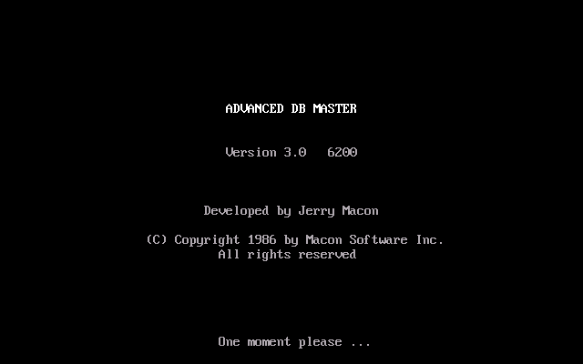 Advanced DB Master 3.0 - Splash